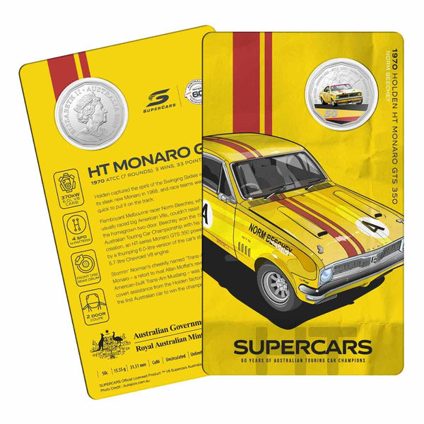 2020 60 Years of Australian Supercars 50c 9-Coin Collection