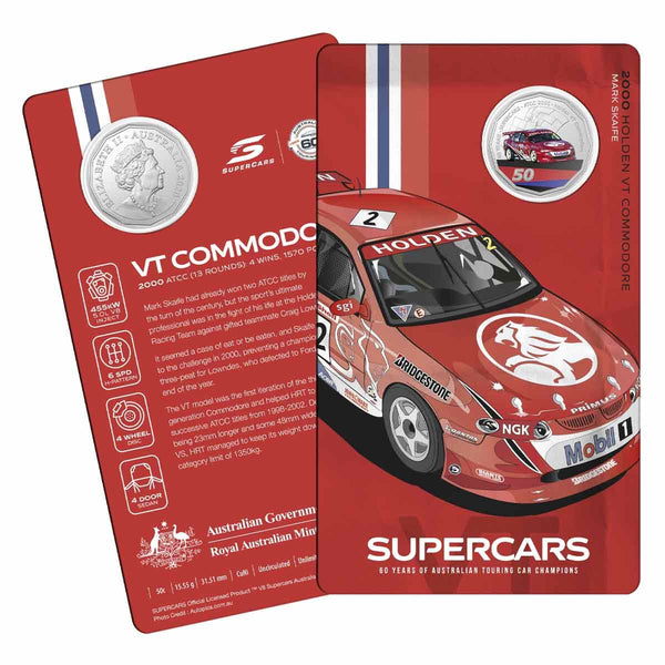 2020 60 Years of Australian Supercars 50c 9-Coin Collection