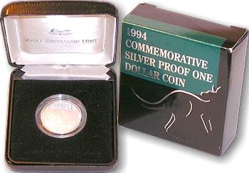 1994 Dollar Decade $1 Silver Proof Coin